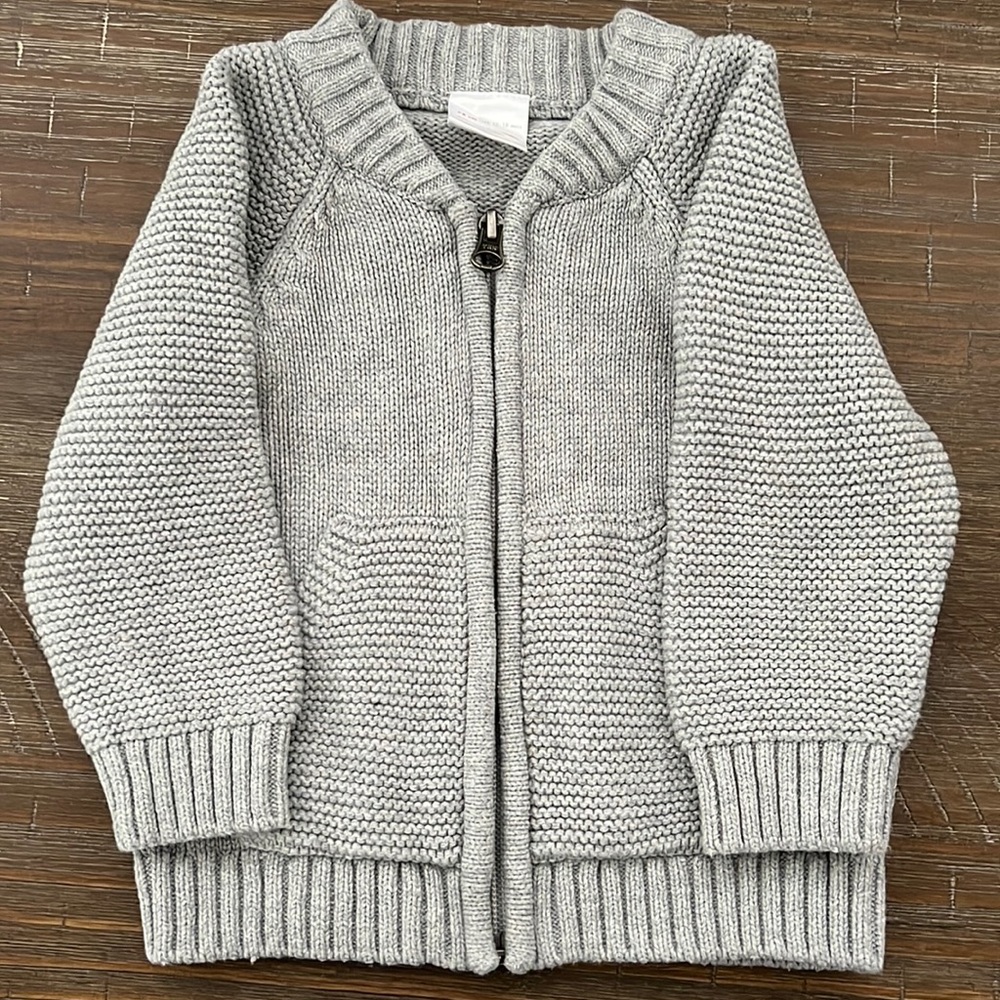Hanna Anderson Zip Up Sweater